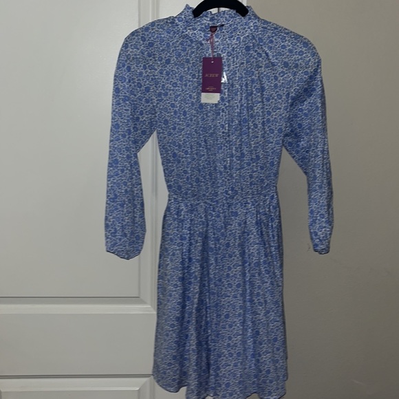 J.Crew Ruffle-collar mini dress in Liberty® D'Anjo Coast fabric Size/XXS - Picture 3 of 6